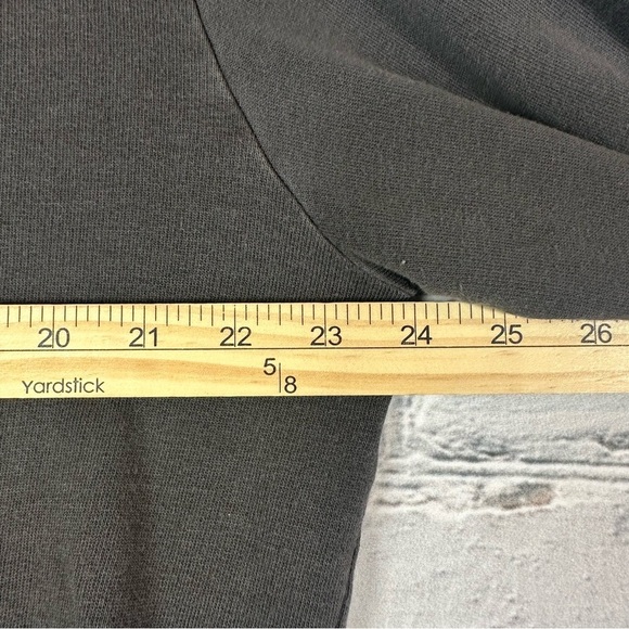 ZADIG & VOLTAIRE Mens Charcoal Gray Zip-Up Cotton-Modal Hoodie Sweatshirt XL - Picture 11 of 12